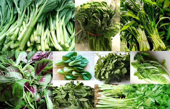 verduras asiáticas