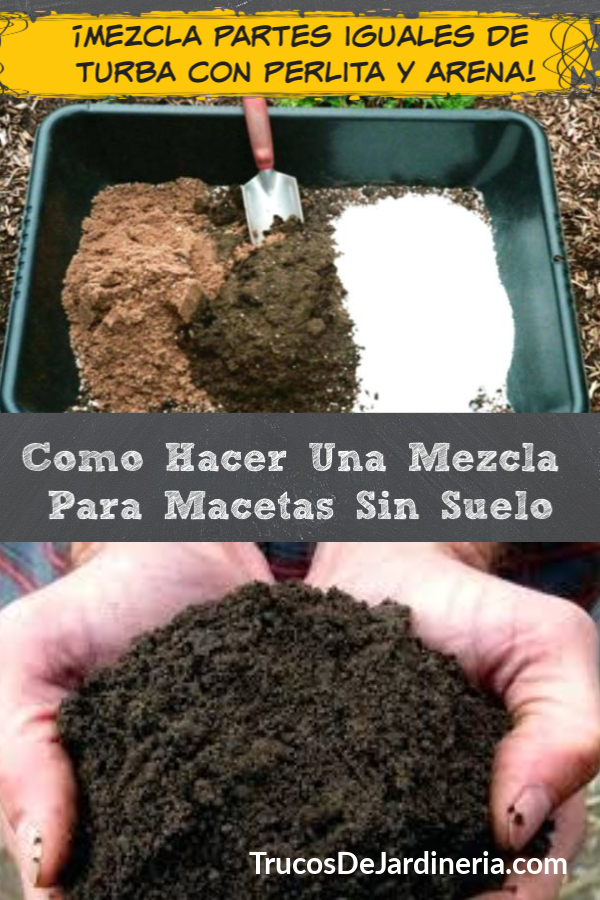 Mezcla para Macetas sin Tierra